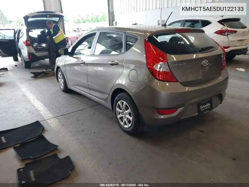 2013 Hyundai Accent Gs VIN: KMHCT5AE5DU122133 Lot: 42262115