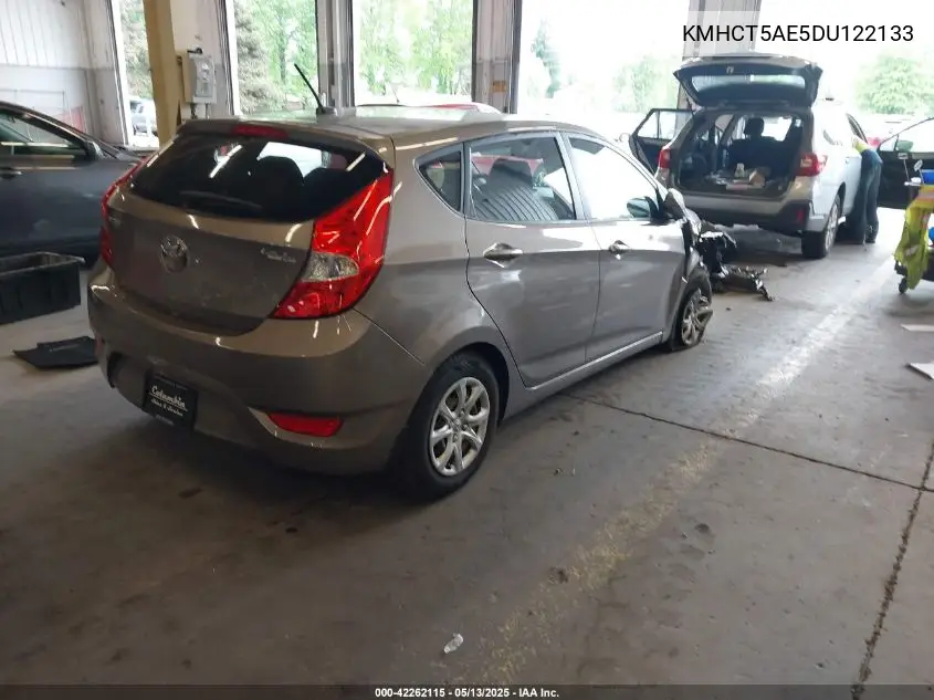 2013 Hyundai Accent Gs VIN: KMHCT5AE5DU122133 Lot: 42262115