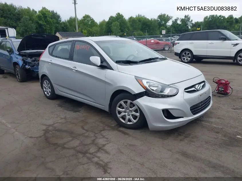 2013 Hyundai Accent Gs VIN: KMHCT5AE3DU083882 Lot: 42601058