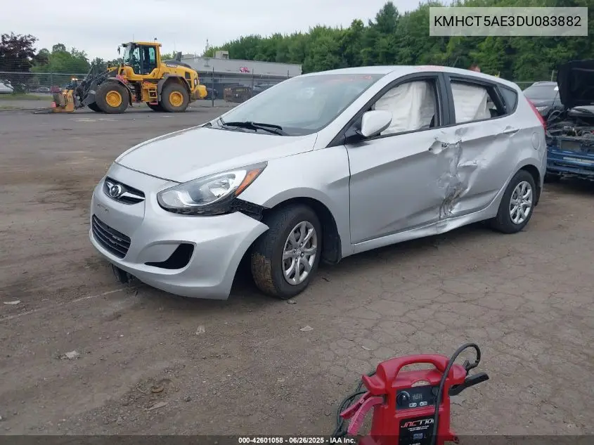 2013 Hyundai Accent Gs VIN: KMHCT5AE3DU083882 Lot: 42601058