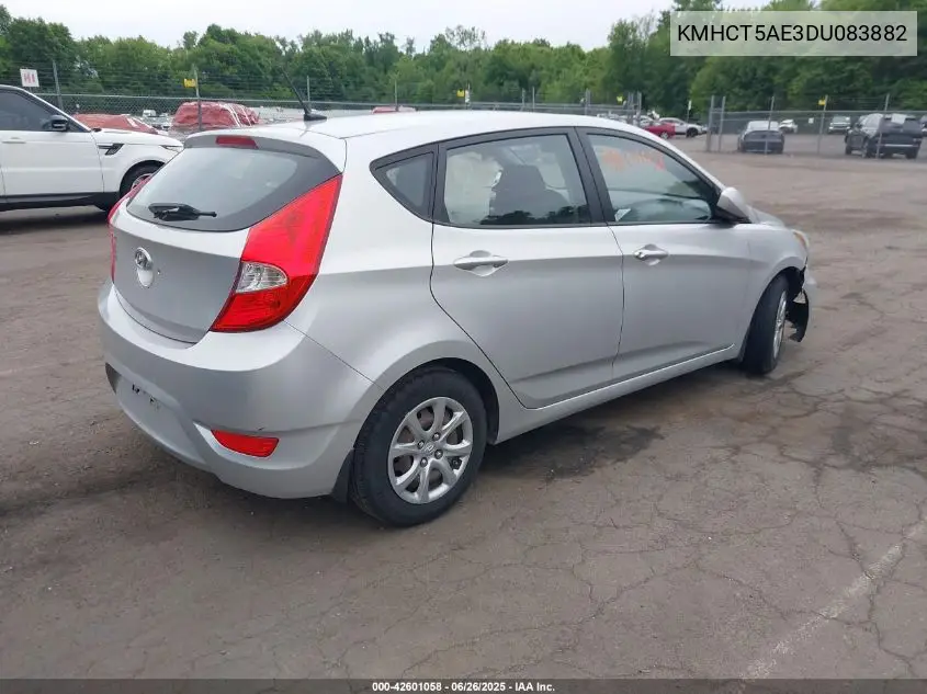 2013 Hyundai Accent Gs VIN: KMHCT5AE3DU083882 Lot: 42601058