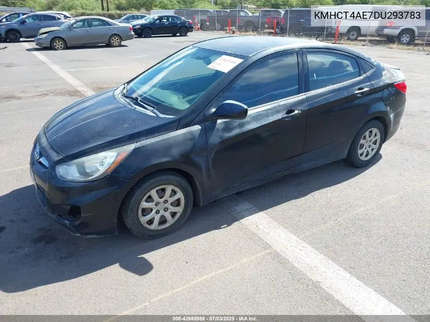 2013 Hyundai Accent Gls VIN: KMHCT4AE7DU293783 Lot: 42665988