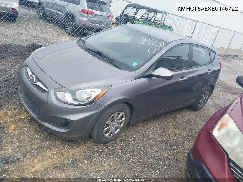 kmhct5aexeu146722 KMHCT5AEXEU146722 2014 Hyundai Accent Gls/Gs