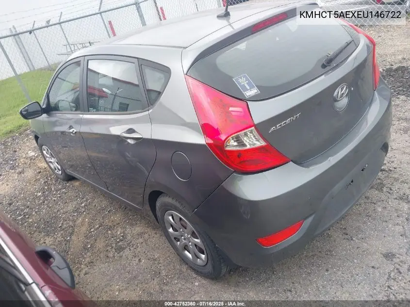 kmhct5aexeu146722 KMHCT5AEXEU146722 2014 Hyundai Accent Gls/Gs