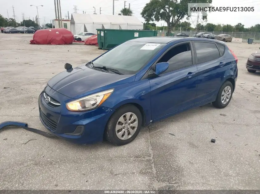 2015 Hyundai Accent Gs VIN: KMHCT5AE9FU213005 Lot: 42625450