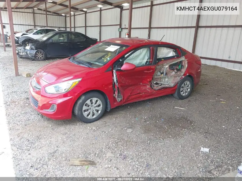 2016 Hyundai Accent Se VIN: KMHCT4AEXGU079164 Lot: 42619377
