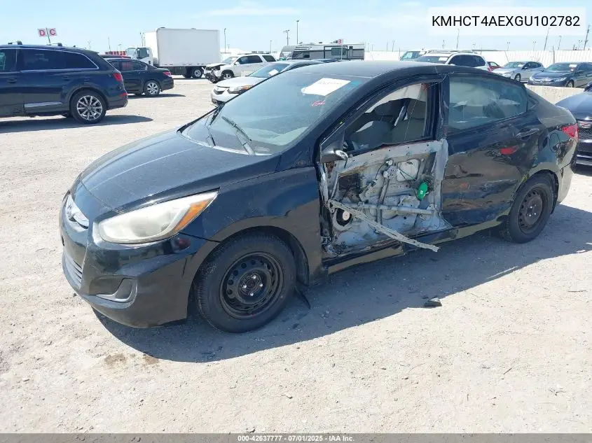 KMHCT4AEXGU102782 2016 Hyundai Accent Se