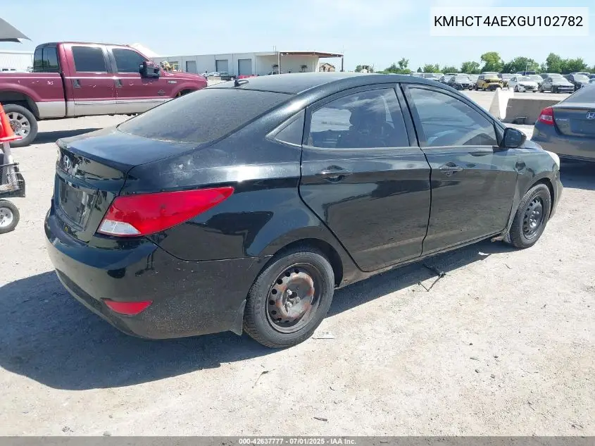 KMHCT4AEXGU102782 2016 Hyundai Accent Se