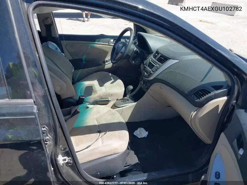 KMHCT4AEXGU102782 2016 Hyundai Accent Se