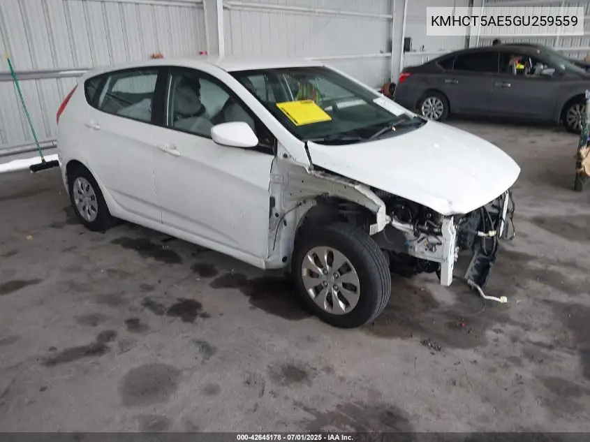 kmhct5ae5gu259559 KMHCT5AE5GU259559 2016 Hyundai Accent Se