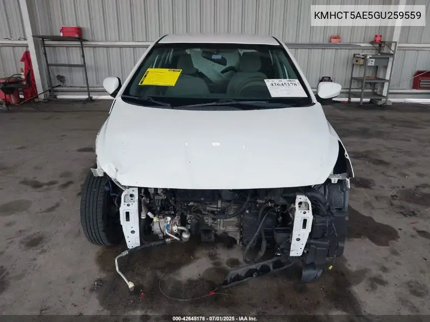 kmhct5ae5gu259559 KMHCT5AE5GU259559 2016 Hyundai Accent Se
