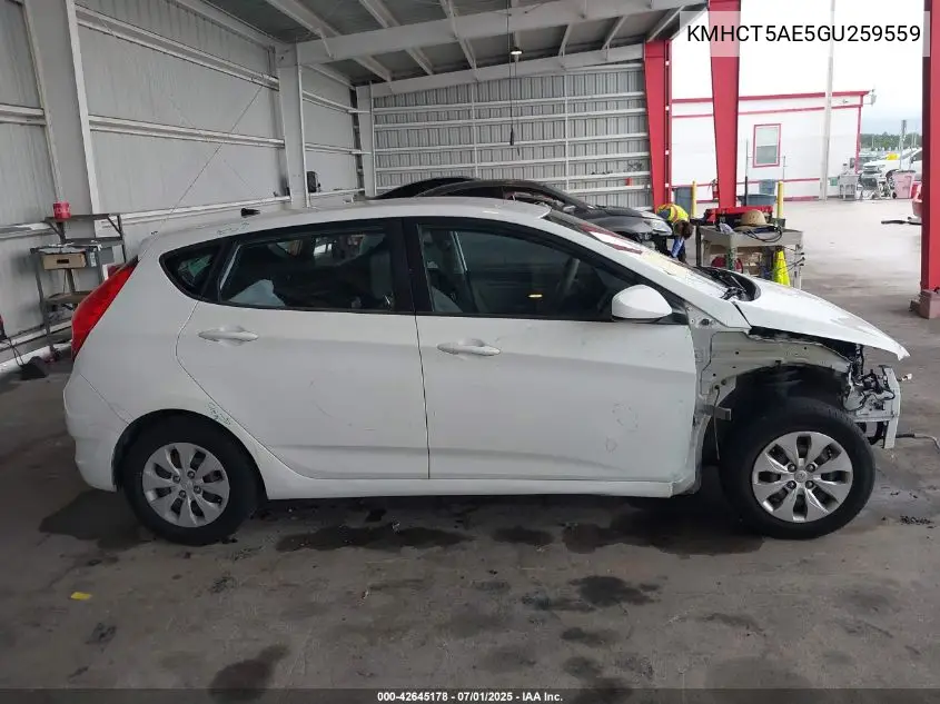 kmhct5ae5gu259559 KMHCT5AE5GU259559 2016 Hyundai Accent Se