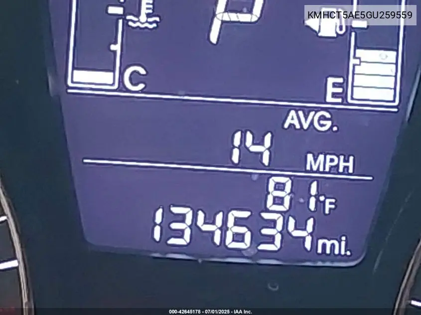 kmhct5ae5gu259559 KMHCT5AE5GU259559 2016 Hyundai Accent Se