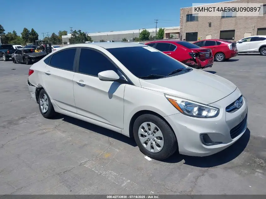2016 Hyundai Accent Se VIN: KMHCT4AE9GU090897 Lot: 42733938