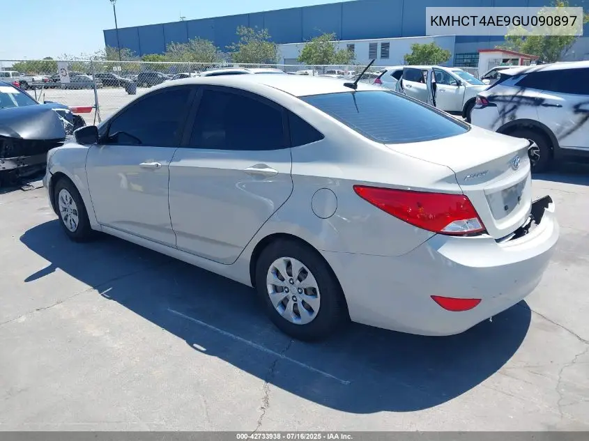 2016 Hyundai Accent Se VIN: KMHCT4AE9GU090897 Lot: 42733938