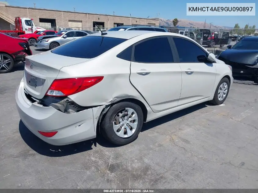 2016 Hyundai Accent Se VIN: KMHCT4AE9GU090897 Lot: 42733938