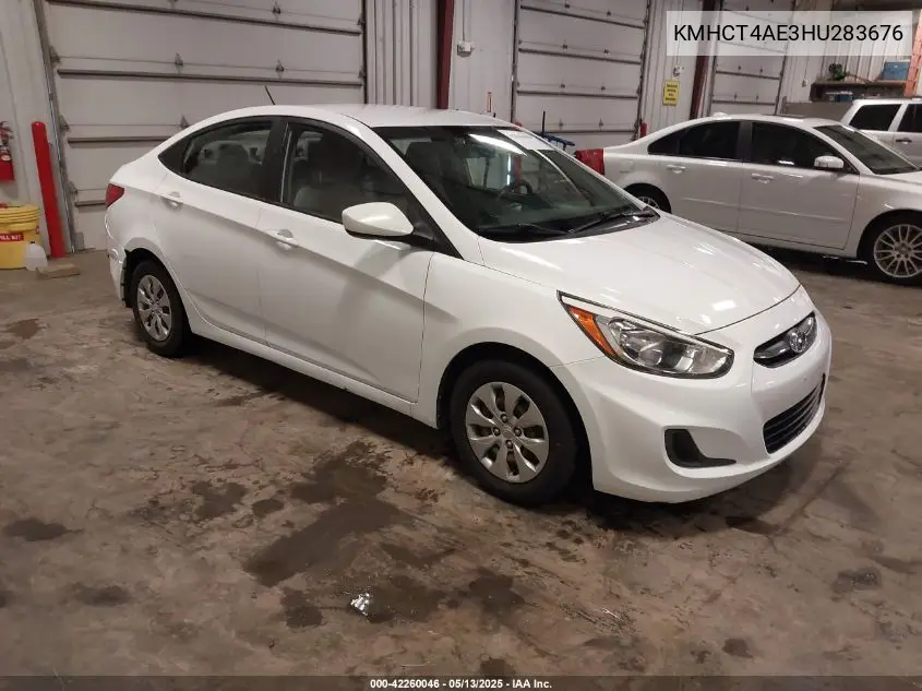 2017 Hyundai Accent Se VIN: KMHCT4AE3HU283676 Lot: 42260046
