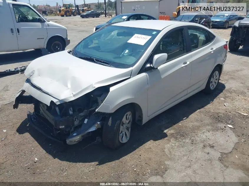 2017 Hyundai Accent Se VIN: KMHCT4AE1HU237327 Lot: 42615352