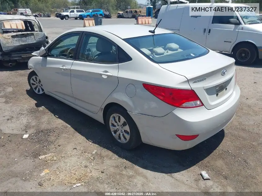 2017 Hyundai Accent Se VIN: KMHCT4AE1HU237327 Lot: 42615352