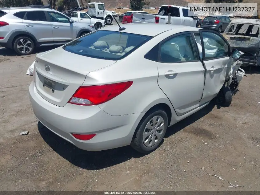 2017 Hyundai Accent Se VIN: KMHCT4AE1HU237327 Lot: 42615352