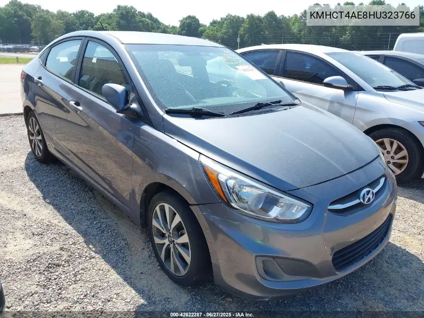 2017 Hyundai Accent Value Edition VIN: KMHCT4AE8HU323766 Lot: 42622287