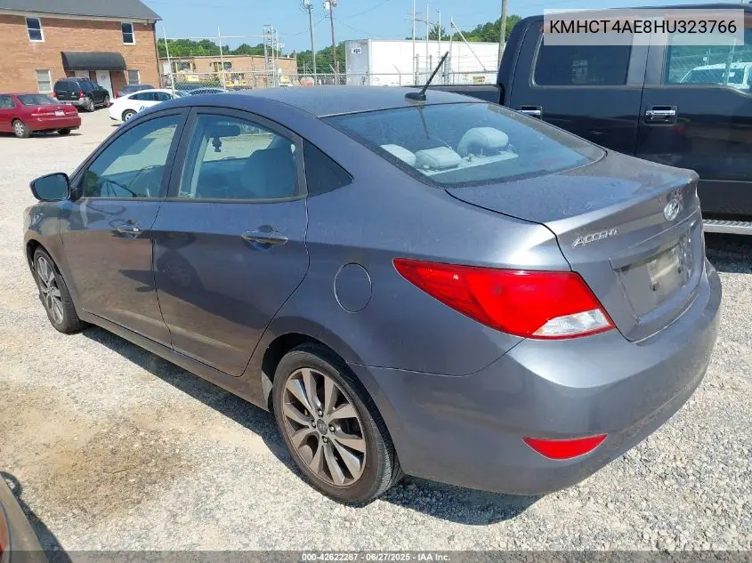 2017 Hyundai Accent Value Edition VIN: KMHCT4AE8HU323766 Lot: 42622287