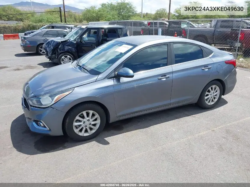 2019 Hyundai Accent Sel VIN: 3KPC24A3XKE049630 Lot: 42555745