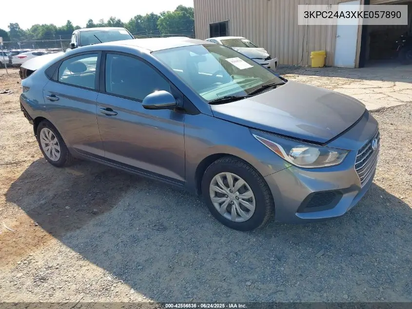 2019 Hyundai Accent Se VIN: 3KPC24A3XKE057890 Lot: 42556536