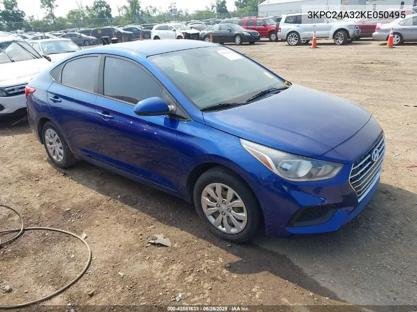 3KPC24A32KE050495 2019 Hyundai Accent Se