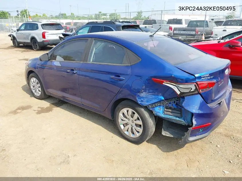 3KPC24A32KE050495 2019 Hyundai Accent Se