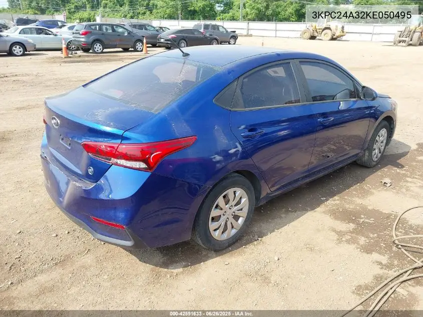 3KPC24A32KE050495 2019 Hyundai Accent Se