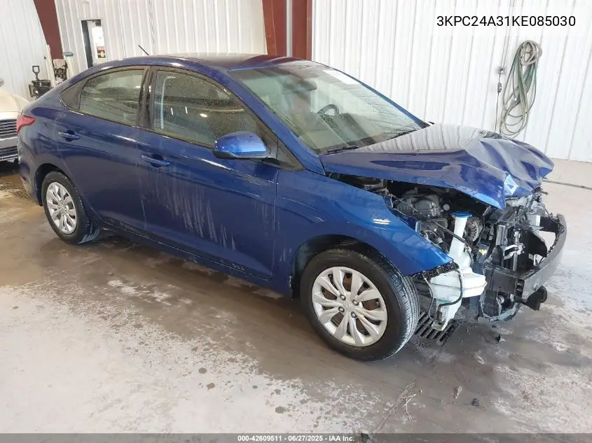 2019 Hyundai Accent Se VIN: 3KPC24A31KE085030 Lot: 42609511