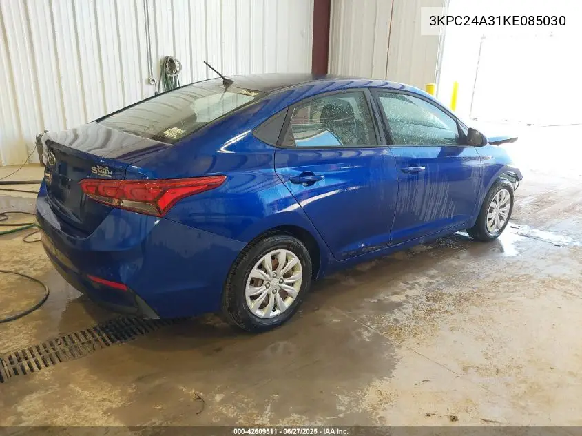 2019 Hyundai Accent Se VIN: 3KPC24A31KE085030 Lot: 42609511