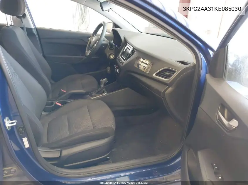 2019 Hyundai Accent Se VIN: 3KPC24A31KE085030 Lot: 42609511