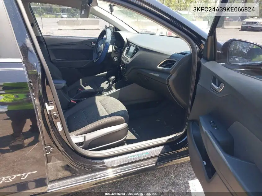 2019 Hyundai Accent Sel VIN: 3KPC24A39KE066824 Lot: 42626963