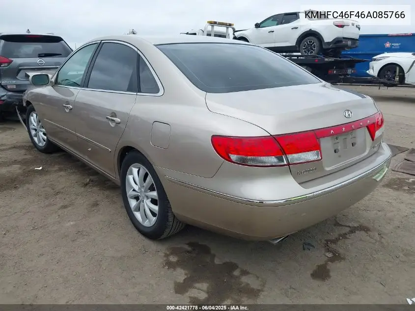 2006 Hyundai Azera Limited/Se VIN: KMHFC46F46A085766 Lot: 42421778