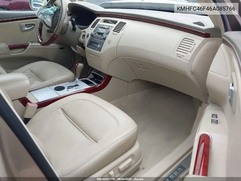 2006 Hyundai Azera Limited/Se VIN: KMHFC46F46A085766 Lot: 42421778