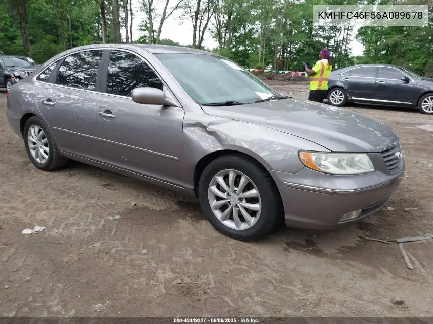 2006 Hyundai Azera Limited/Se VIN: KMHFC46F56A089678 Lot: 42449327
