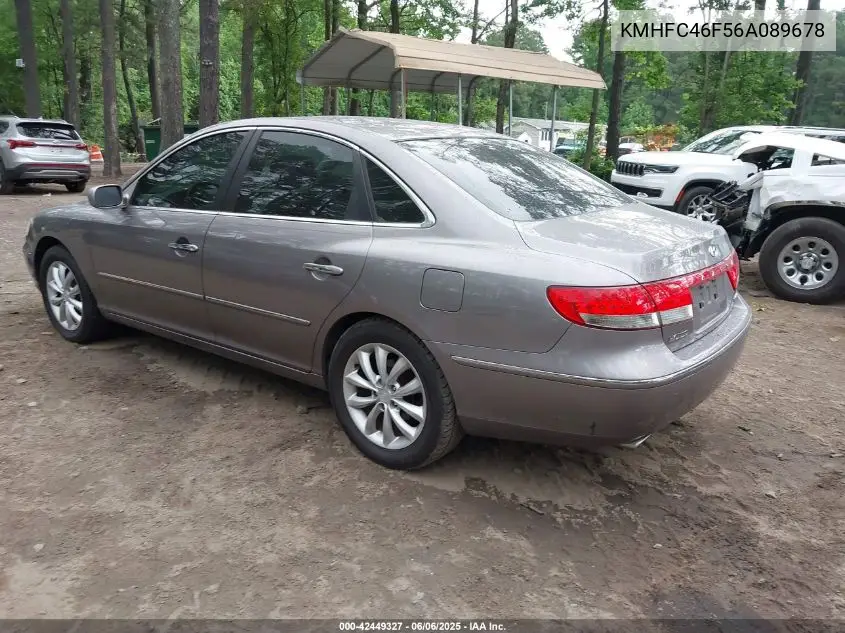 2006 Hyundai Azera Limited/Se VIN: KMHFC46F56A089678 Lot: 42449327