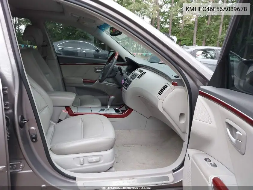 2006 Hyundai Azera Limited/Se VIN: KMHFC46F56A089678 Lot: 42449327