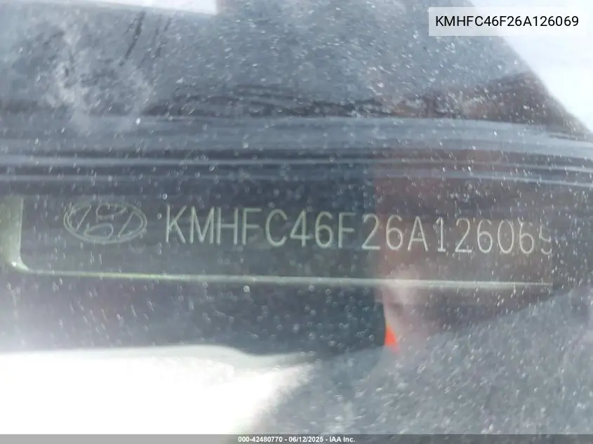 2006 Hyundai Azera Limited/Se VIN: KMHFC46F26A126069 Lot: 42480770