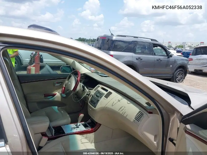 2006 Hyundai Azera Limited/Se VIN: KMHFC46F56A052338 Lot: 42546156