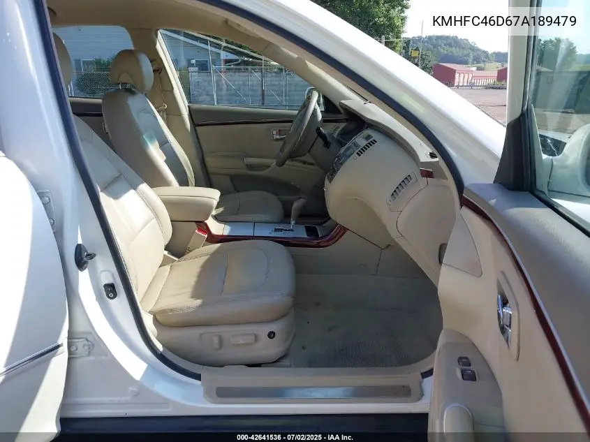 2007 Hyundai Azera Gls VIN: KMHFC46D67A189479 Lot: 42641536