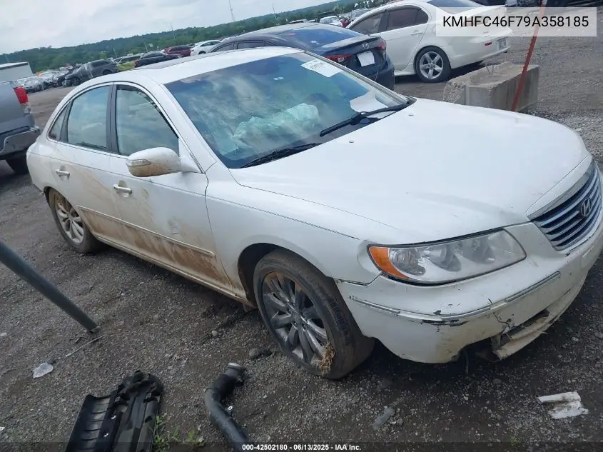 2009 Hyundai Azera Limited VIN: KMHFC46F79A358185 Lot: 42502180