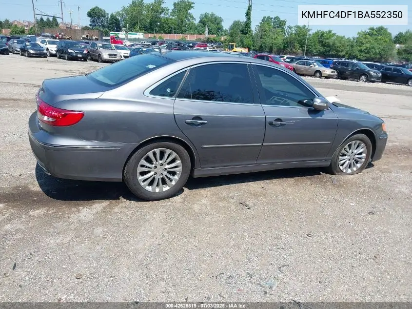 2011 Hyundai Azera Limited VIN: KMHFC4DF1BA552350 Lot: 42628519