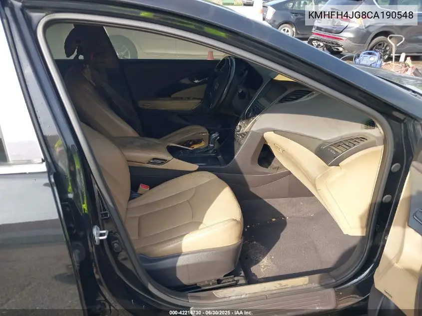 2012 Hyundai Azera VIN: KMHFH4JG8CA190548 Lot: 42216730
