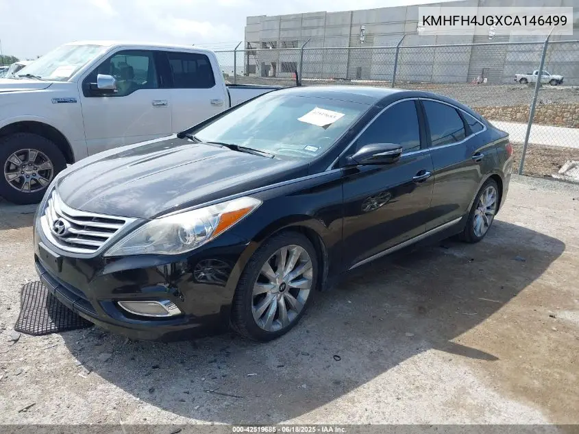 2012 Hyundai Azera VIN: KMHFH4JGXCA146499 Lot: 42519685