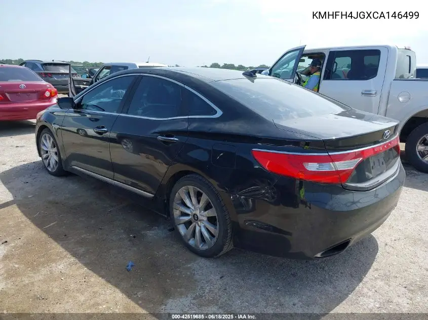2012 Hyundai Azera VIN: KMHFH4JGXCA146499 Lot: 42519685