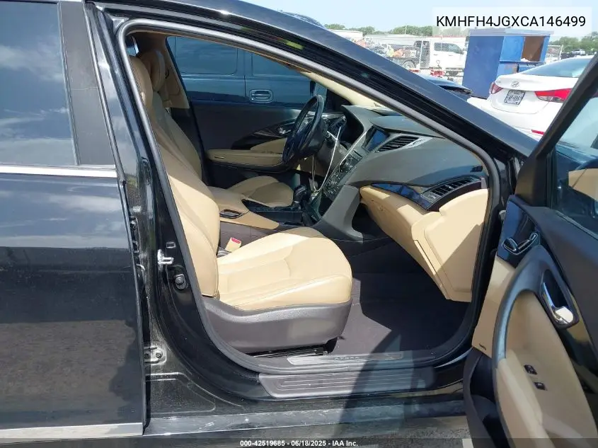 2012 Hyundai Azera VIN: KMHFH4JGXCA146499 Lot: 42519685