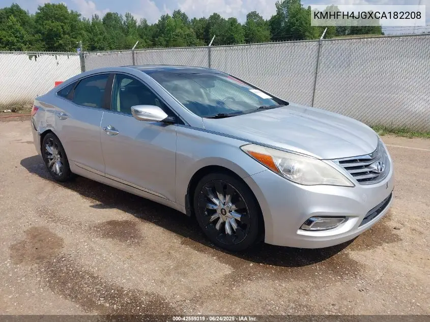 2012 Hyundai Azera VIN: KMHFH4JGXCA182208 Lot: 42559319